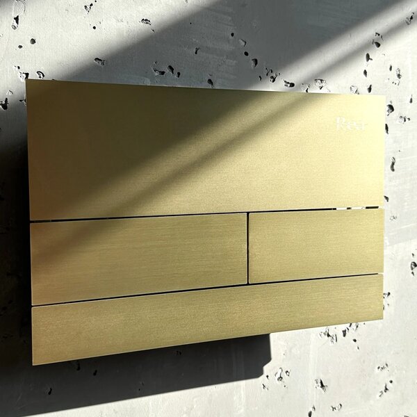 WC öblítő gomb Rea T K011A-Q és Slim 024N Gold Brush