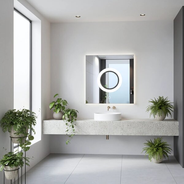 LED Tükör 60x60 YH-BL-12
