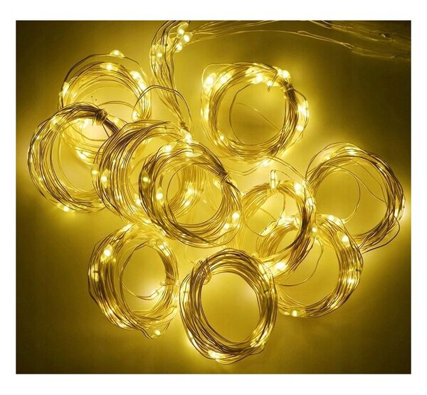 LED fényfüggöny STAR RAIN 3x3 m, meleg fehér