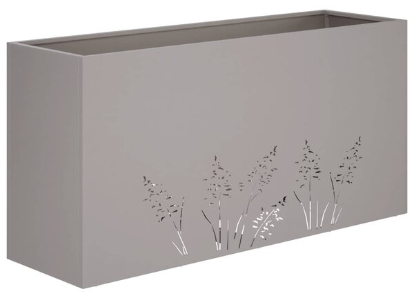 Kerti cserép Rozsdás 100 x 20 x 49 cm Időjárásálló Acél