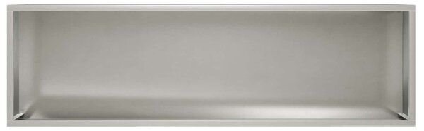 Kerti cserép 2 db Ezüst 100 x 20 x 49 cm Rozsdamentes Acél