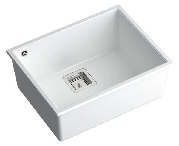 Gránit mosogató DAVID 50 White
