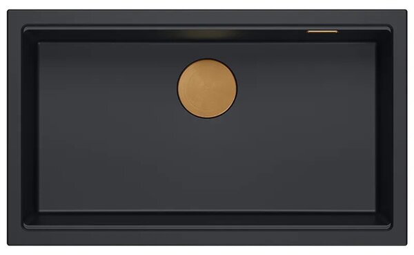 Gránit mosogató Logan 110 Black