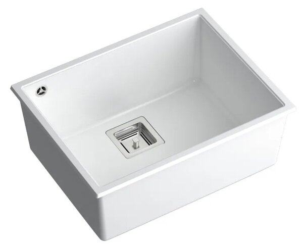 Gránit mosogató DAVID 50 White