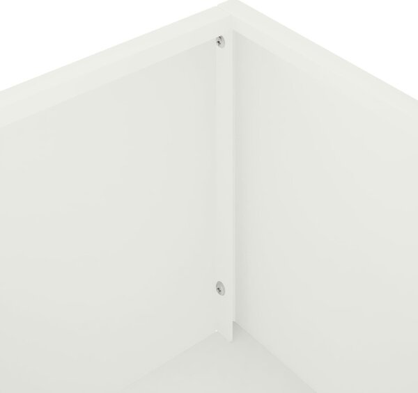 Kerti cserép Fehér 100 x 20 x 49 cm Hidegen hengerelt acél