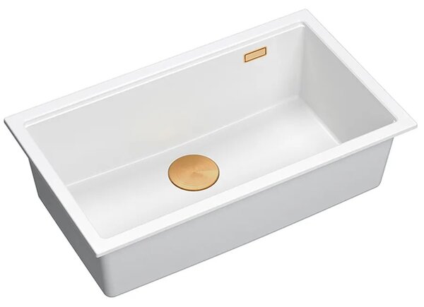 Gránit mosogató Logan 110 White
