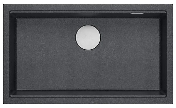 Gránit mosogató Logan 110 Black Metallic