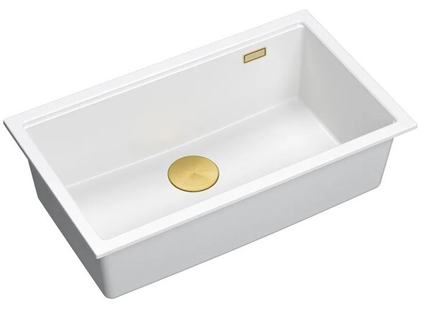 Gránit mosogató Logan 110 White
