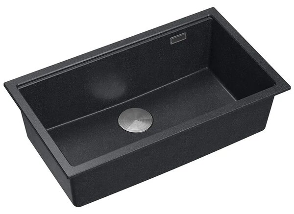 Gránit mosogató Logan 110 Black Metallic
