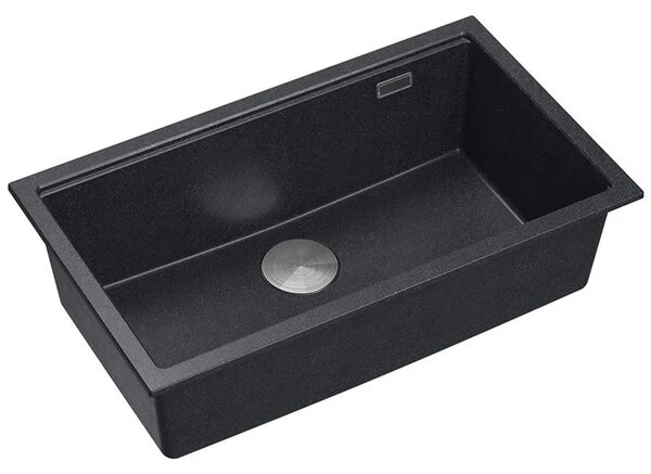 Gránit mosogató Logan 110 Black Metallic