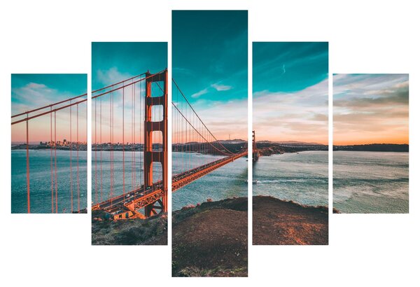 Kép - Golden Gate, San Francisco (150x105 cm)
