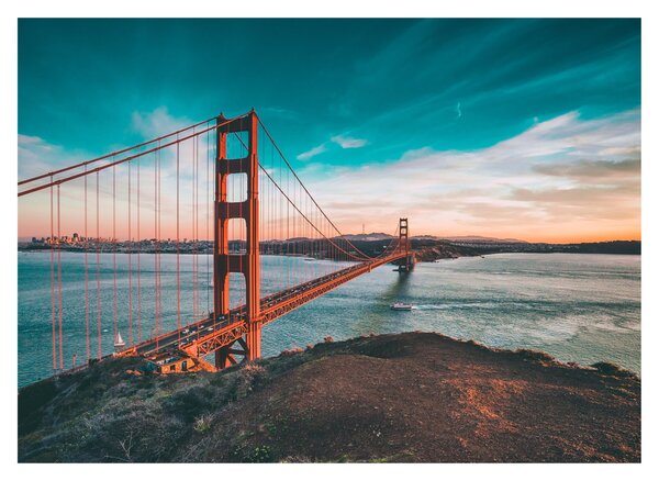 Kép - Golden Gate, San Francisco (70x50 cm)
