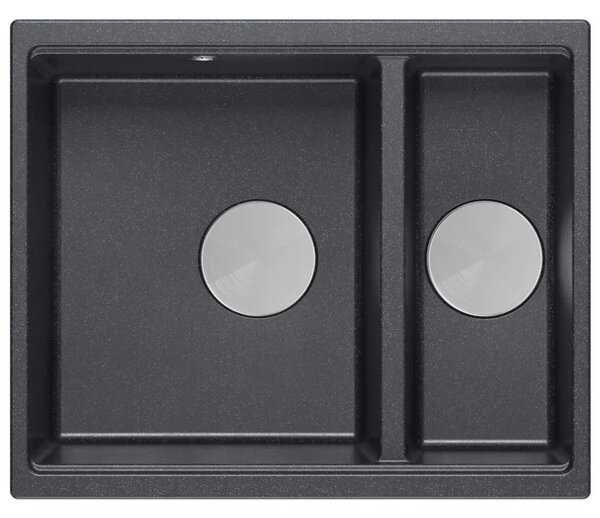 Gránit mosogató Logan 150 Black Metallic