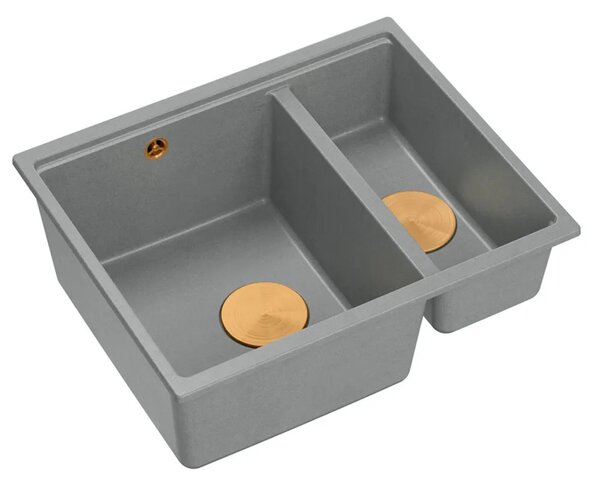 Gránit mosogató Logan 150 Grey Metallic