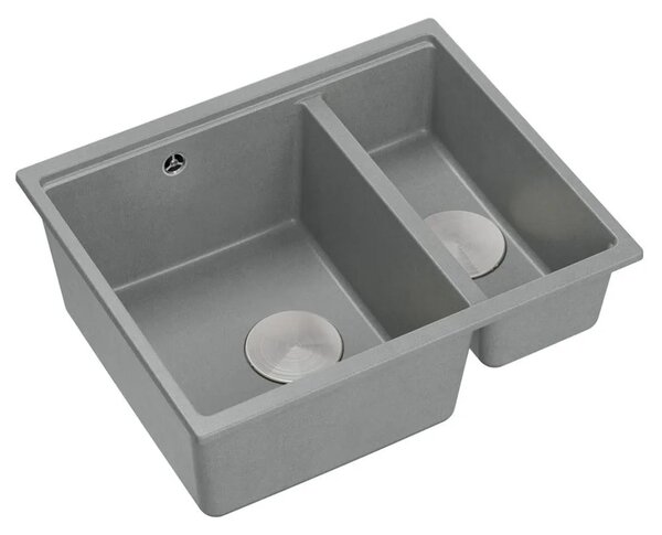 Gránit mosogató Logan 150 Grey Metallic