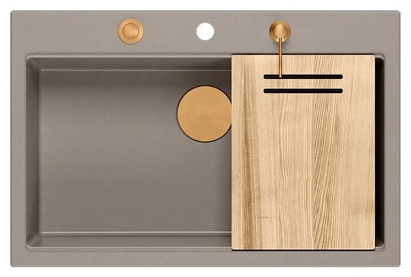 Gránit mosogató MARC 110 WORKSTATION Beige