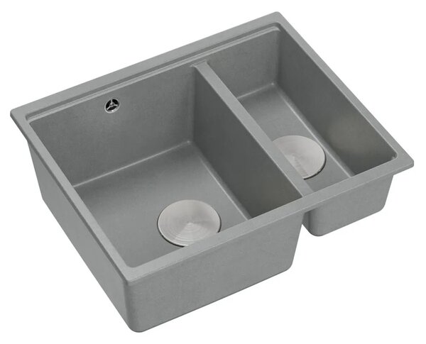 Gránit mosogató Logan 150 Grey Metallic