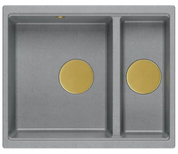 Gránit mosogató Logan 150 Grey Metallic