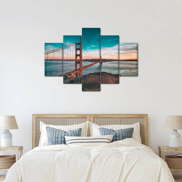 Kép - Golden Gate, San Francisco (150x105 cm)