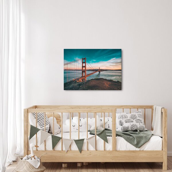 Kép - Golden Gate, San Francisco (70x50 cm)