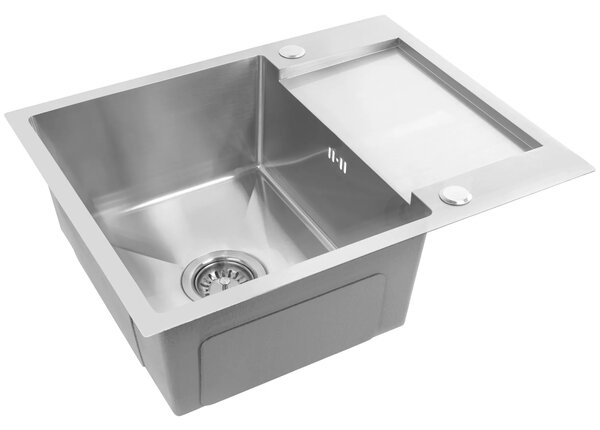 Acél mosogatótálca Paul BRUSH NICKEL