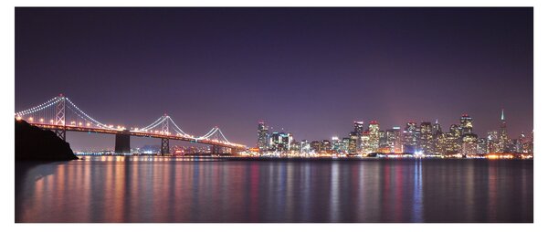 Kilátás San Francisco-ra, California (120x50 cm)