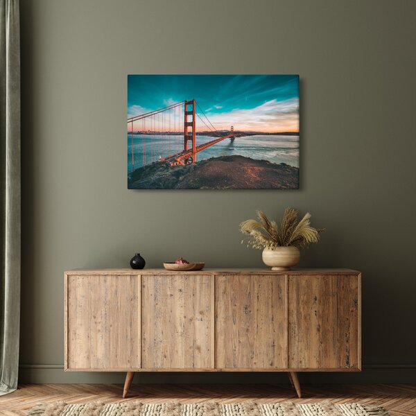 Kép - Golden Gate, San Francisco (90x60 cm)