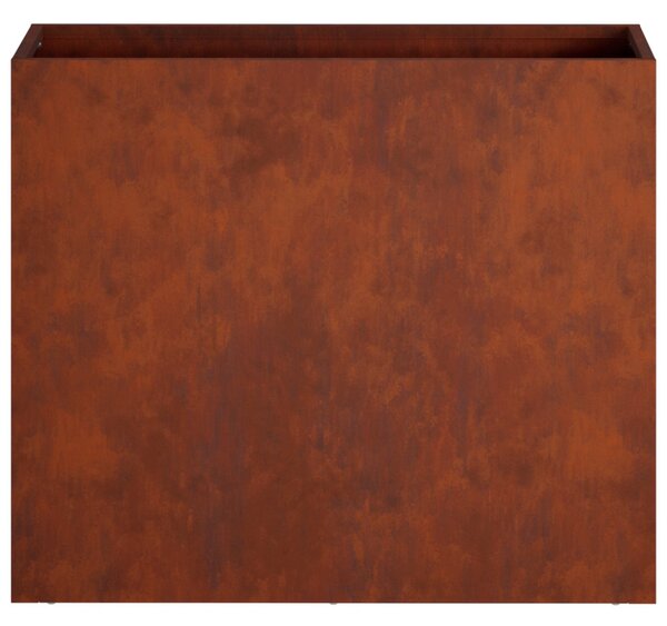 Kerti cserép Rozsdás 50 x 20 x 40 cm Időjárásálló Acél