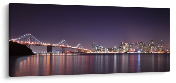 Kilátás San Francisco-ra, California (120x50 cm)