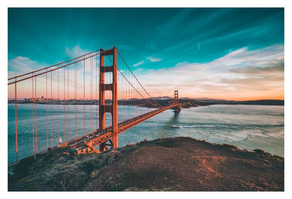Kép - Golden Gate, San Francisco (90x60 cm)