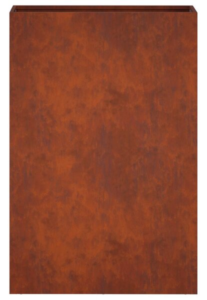 Kerti cserép Rozsdás 40 x 20 x 75 cm Időjárásálló Acél