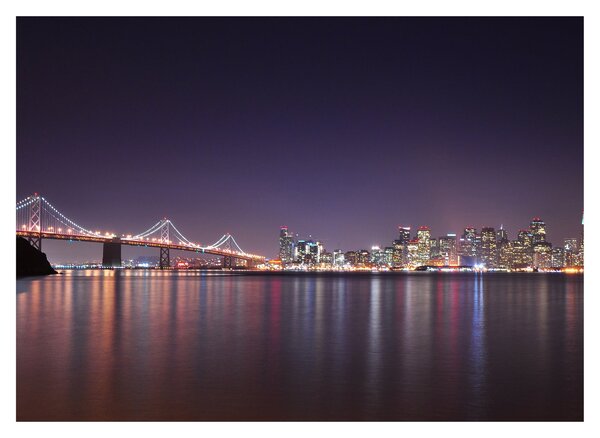Kilátás San Francisco-ra, California (70x50 cm)