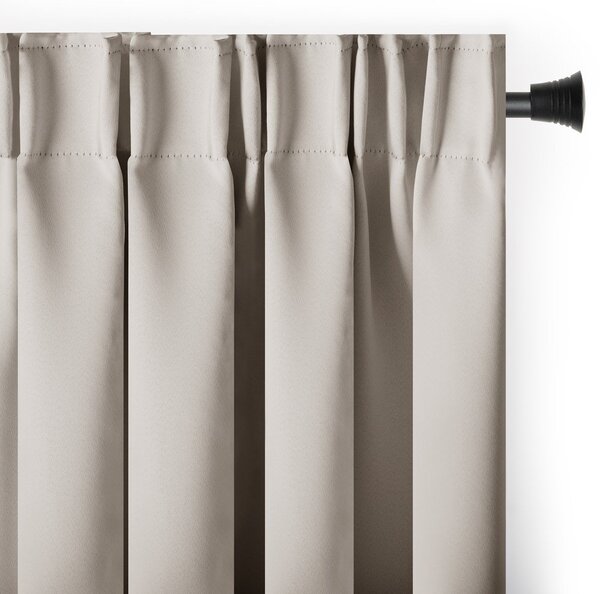 Bézs dimout (részleges sötétítő) függöny 140x245 cm Kierra – Restilo