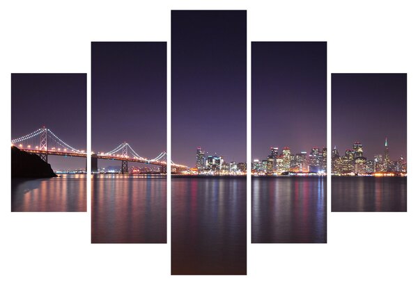 Kilátás San Francisco-ra, California (150x105 cm)
