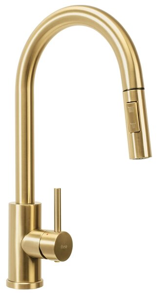 Acél mosogatótálca Leo 40 BRUSH GOLD