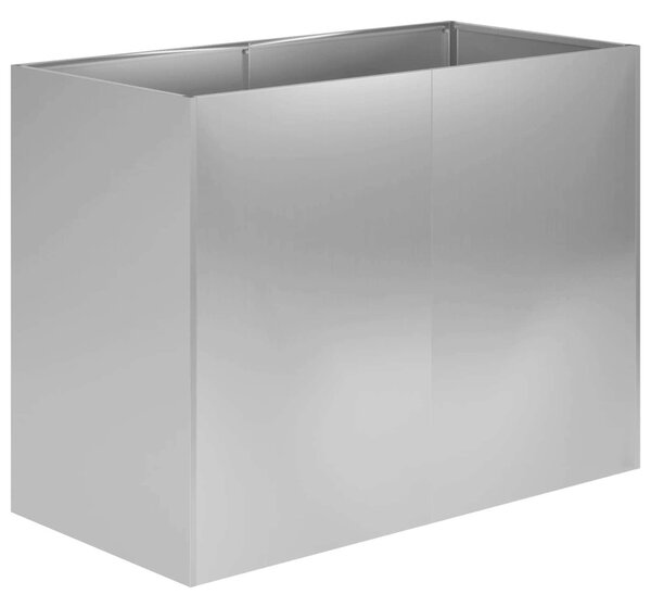 Kerti cserép Ezüst 80 x 40 x 60 cm Horganyzott Acél