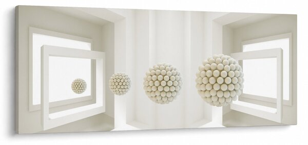 Kép - Kilátás belülre - absztrakt (120x50 cm)