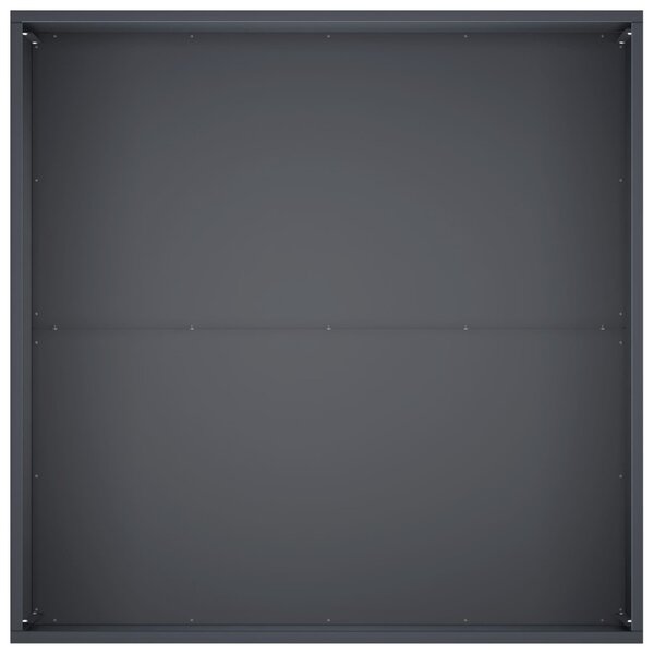 Kerti cserép 2 db Antracitszürke 100 x 100 x 40 cm