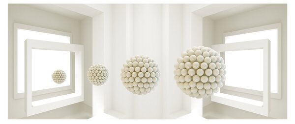 Kép - Kilátás belülre - absztrakt (120x50 cm)