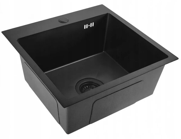Acél mosogatótálca Leo 40 Black