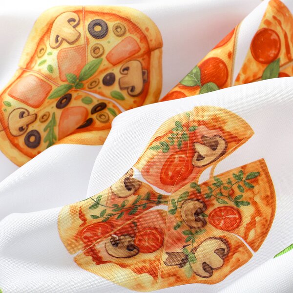 Goldea kör alakú teflonos terítő - ízletes pizza Ø 150 cm