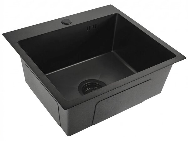 Acél mosogatótálca Leo 50 Black