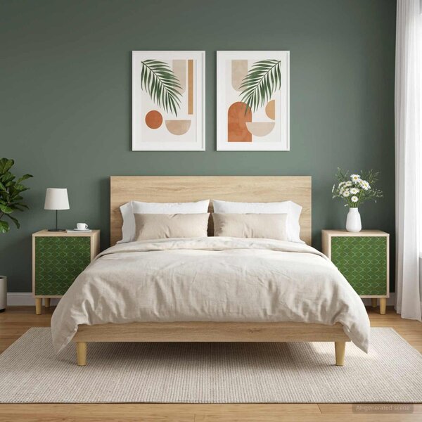 Éjjeliszekrény GELEEN 2 db Sonoma Tölgy 36 x 33 x 50 cm