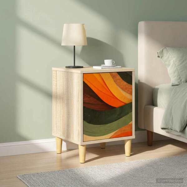 Éjjeliszekrény BONN 2 db Sonoma Tölgy 36 x 33 x 50 cm