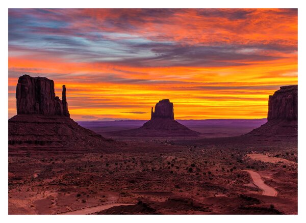 Kép - Emlékmű - völgy Arizonában (70x50 cm)