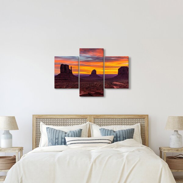 Kép - Emlékmű - völgy Arizonában (90x60 cm)