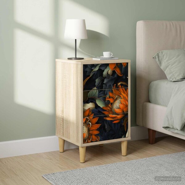 Éjjeliszekrény LOCHEM 2 db Sonoma Tölgy 36 x 33 x 60 cm