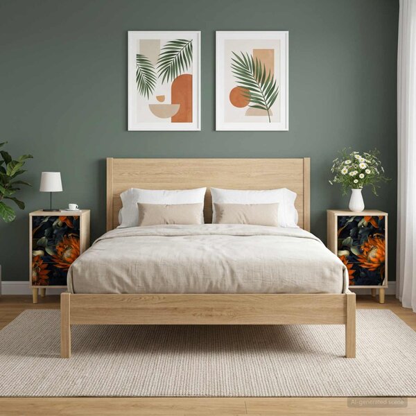 Éjjeliszekrény LOCHEM 2 db Sonoma Tölgy 36 x 33 x 60 cm
