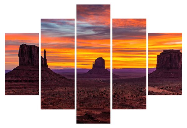 Kép - Emlékmű - völgy Arizonában (150x105 cm)