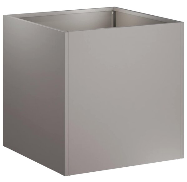 Kerti cserép 2 db Rozsdás 25 x 25 x 25 cm Időjárásálló Acél